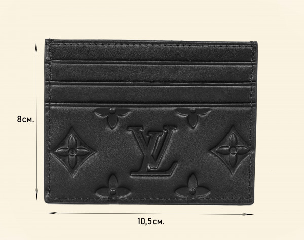 Картхолдер LV из натуральной кожи 3715