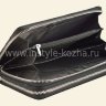 Мужская барсетка на двух молниях