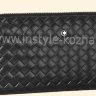 Клатч Mont Blanc из плетеной кожи