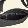 Мужская сумка планшет из плетеной кожи