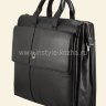 Мужская черная сумка-портфель Giorgio Armani для документов