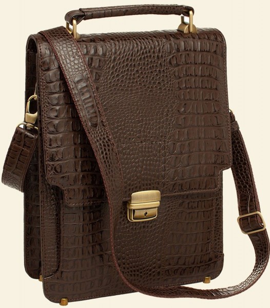 Портфель Dormer Brown Caiman арт.845