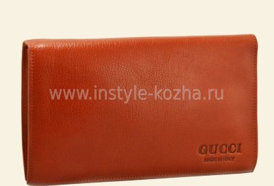 Коричневая барсетка 