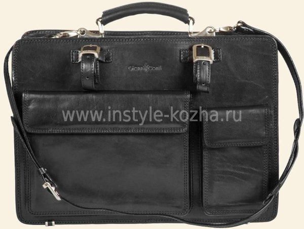 Портфель Gianni Conti мужской  901003 black арт.1835
