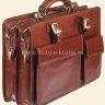 Портфель Gianni Conti мужской  901003 brown арт.1836