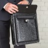 Портфель Grantson Black Caiman арт.1837
