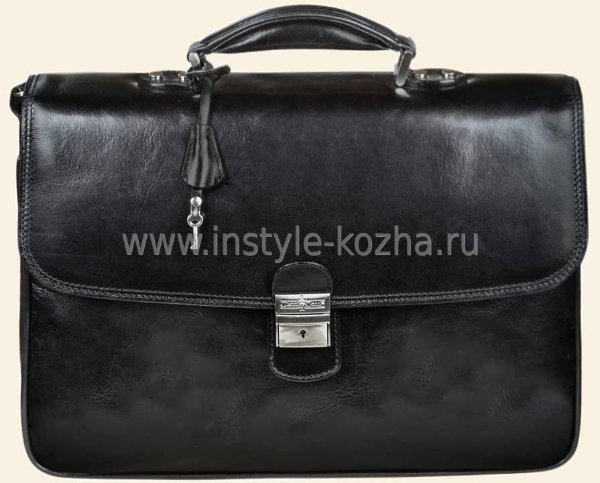 Портфель Gianni Conti мужской  901147 black арт.1838