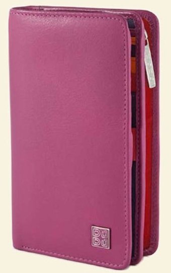 Кошелек кожаный DuDu серии Baleari арт.D-2885 (fuxia)
