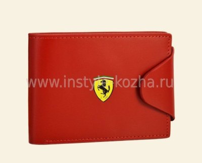 Кошелек Ferrari из натуральной кожи