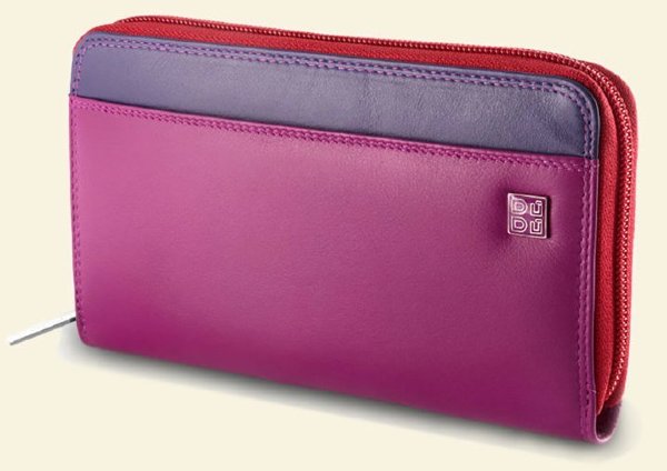 Кошелек кожаный DuDu серии Mauritius арт.D-2889 (fuxia)